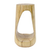 Brio 26.57" Rustic Tree-Stump MGO Accent Table, Unique Wood Grain Indoor Side Table, Natural | Table d'appoint style souche Brio 26,57 pouces MGO, table laterale interieure grain de bois unique, naturel