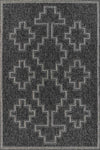 Tapis Transitionnel Esina 5'3\" x 7'0\" en Noir