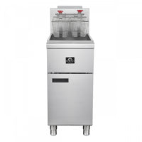 Friteuse a gaz propane Commerciale, 4 bruleurs (120 000 BTU), capacite d'huile de 50 lb – FCMGF0030