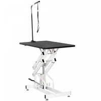 Pawhut Z-lift Professionnel Deluxe Table De Toilettage Hydraulique Pour Chien Avec Bras Coulant
