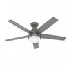 Ventilateur de plafond Aerodyne avec luminaire - Gris