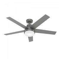 Ventilateur de plafond Aerodyne avec luminaire - Gris