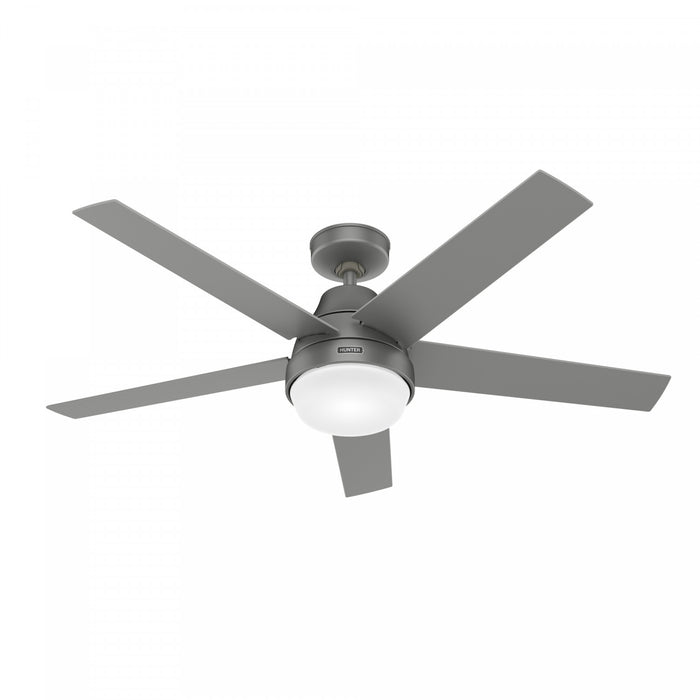 Ventilateur de plafond Aerodyne avec luminaire - Gris