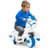 Costway 12v Enfants Monter Sur Jouet Unicorne Avec Roues D'entrainement Musique Un Bouton Demarrer Cheval Jouet Bleu