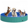 Pawhut Piscine De Bain Pour Chien En Pvc Pliable Portable Pour Enfants Pour Animaux De Compagnie, Baignoire Pour Chiots Exterieure/interieure Avec Fond Antiderapant Pour Chiens Et Chats
