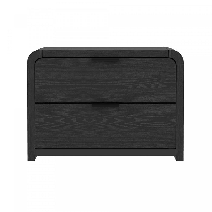 Table de nuit Grace Modern 28\" en noir