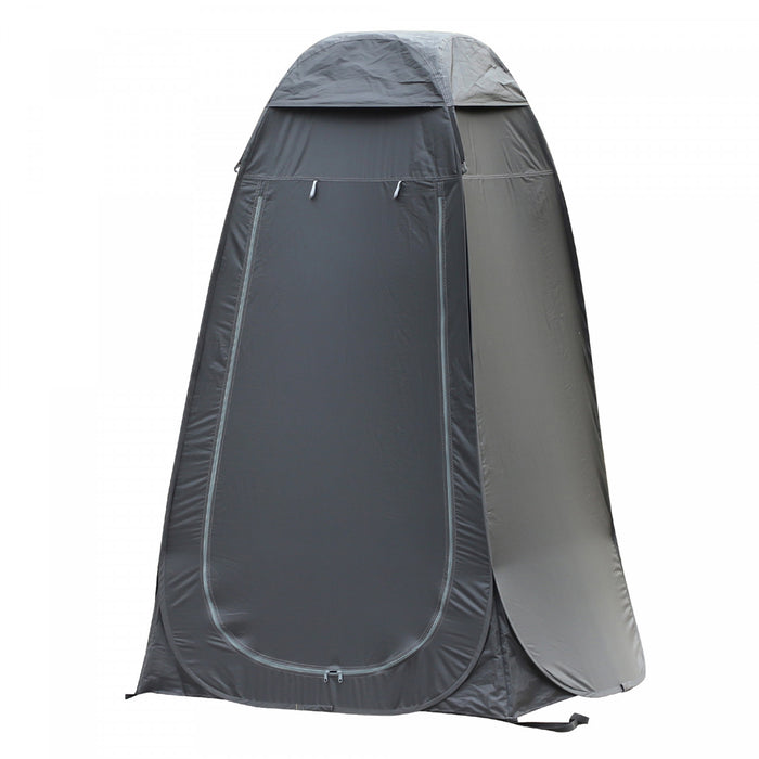 Outsunny Tente de douche pop-up, cabine d'essayage et de change en plein air, noire