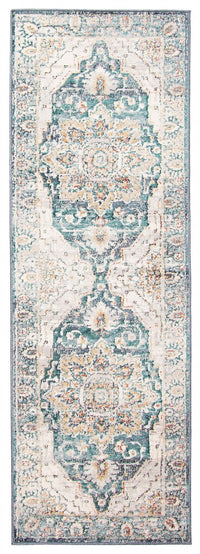 Carpette Legacy bleu sarcelle - 2 pi 8 po x 8 pi 2 po