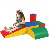 Soozier Ensemble De Jeu D'activite D'escalade Et D'exploration De 5 Pieces En Mousse Souple Pour Tou