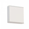 Applique murale Emery de Dainolite en acrylique givré qui diffuse la lumière, avec fini blanc mat et ampoule à DEL de 15 W