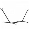 Outsunny 9.2'l Support De Hamac Reglable Robuste Universel Jardin Camping En Plein Air Pique-nique Lit De Soleil Balancoire Cadre En Metal Avec Six Trous Pour Ajuster Noir