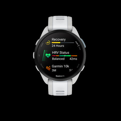 Garmin Forerunner 165 - Mist Gray/whitestone, Amoled, Gps Running Watch, Health Tracking, 11d Battery