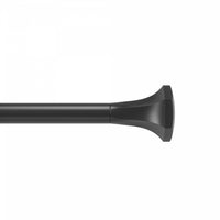  Tringle à rideaux extensible Sita de Umbra noir mat de 1 po - 72 po à 144 po