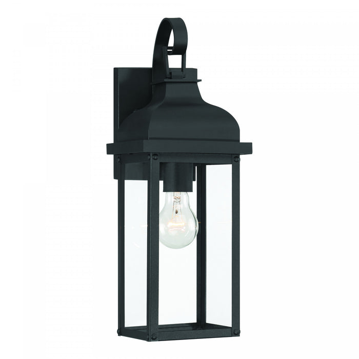 Applique Murale D’exterieur Madrid A 1 lampe De 23,4 po, Noir