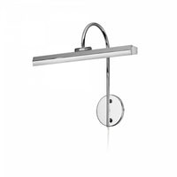 Lampe pour affichage d’image de Dainolite avec fini chromé poli et ampoule de 24 W