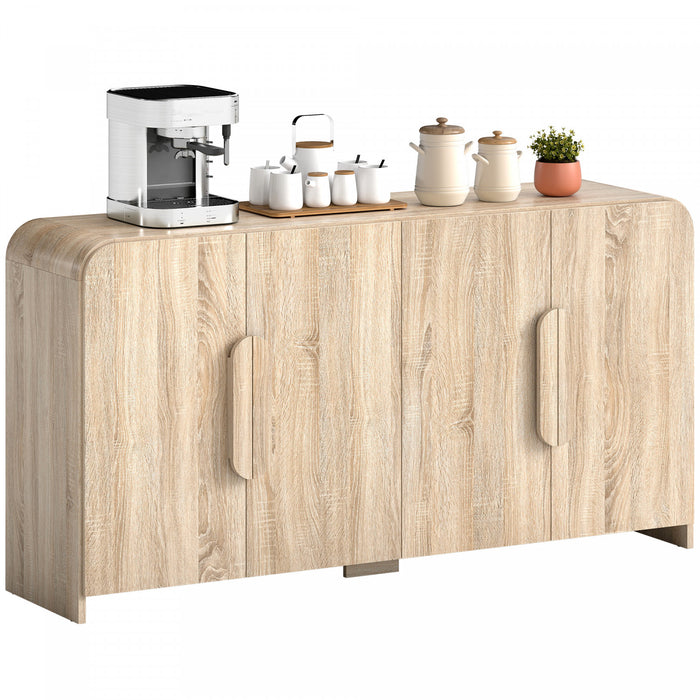 HOMCOM Buffet Moderne de 62\" avec Portes a Fermeture Douce