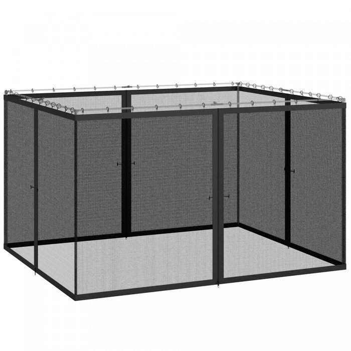 Outsunny Murs D'ecran De Moustiquaire De Remplacement De Gazebo 10' X 12'