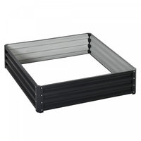 Outsunny Parterre De Fleur Carre Potager De Jardin Jardinieres Bac A Fleurs Panneaux Modulables En A