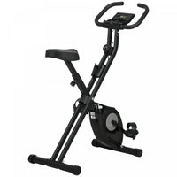 Soozier Velo D'exercice Pliable Avec Resistance Magnetique A 8 Niveaux, Noir