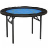 Soozier 47\" Table De Poker Pliable 8 Joueurs Table De Jeu De Blackjack