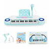 Costway Clavier Piano Electronique 37 Touches, Instrument de Musique - Bleu