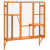 Boite Fenetre Catio Exterieure pour 2-3 Grands Chats, Orange