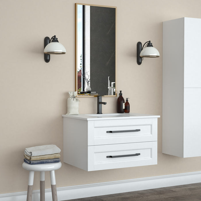 Miroir Border de 36 po doré