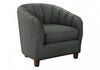 Monarch Specialties - Accent Chair, 31"H, Upholstered, Living Room, Bedroom, Dark Grey Fabric, Transitional | Monarch Specialties - Chaise D'Appoint, 31"H, Rembourre, Salon, Chambre A Coucher, Gris Fonce, Transitionnel