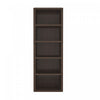 Bibliotheque ouverte moderne Rivington 28\" en noyer fonce