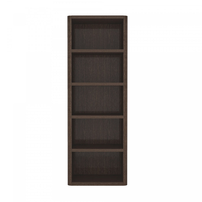 Bibliotheque ouverte moderne Rivington 28\" en noyer fonce