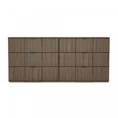 Clive Mid-Century Modern 72" Dresser in Walnut (6-Drawer) | Commode Clive style milieu du siecle 72" en noyer (6 tiroirs)