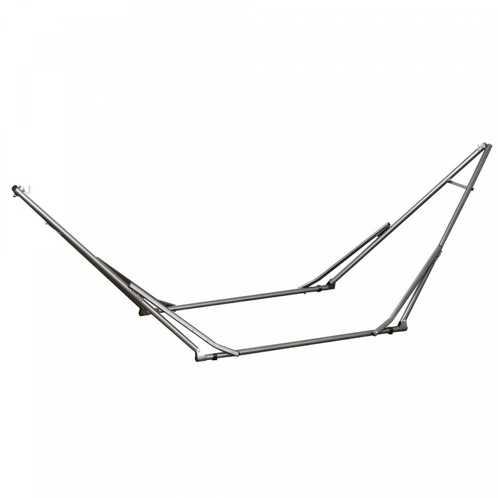Outsunny 2 En 1 Support De Hamac En Acier, Noir