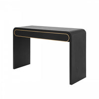  Console en bois Olivia 120 cm avec tiroirs - noire