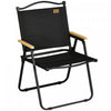 Outsunny Chaise De Camping Pliante, Fauteuil Portable, Noir