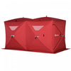 Outsunny Tente De Peche Sur Glace Pour 8 Personnes, Rouge