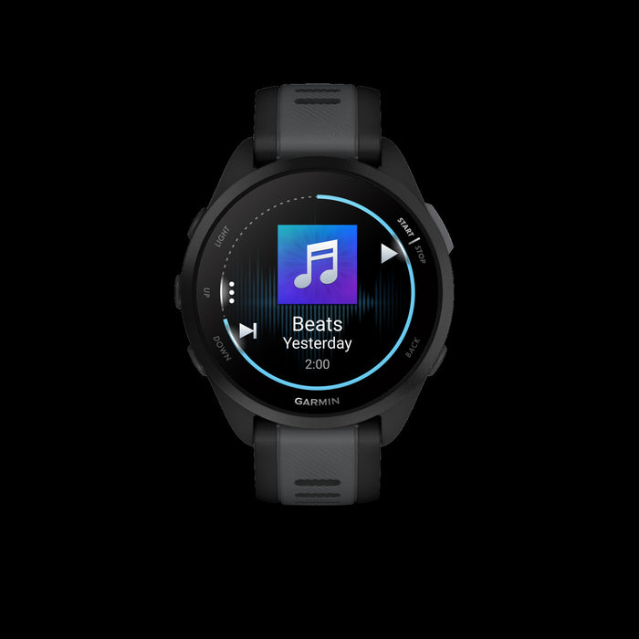 Garmin Forerunner 165 Music - Noir/ardoise, Amoled, Gps, Musique, Suivi De La Sante, Batterie 11d