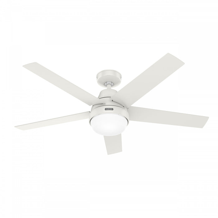 Ventilateur de plafond Aerodyne avec luminaire - Blanc
