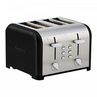 Grille-pain Kenmore à 4 tranches avec deux panneaux de commande, noir - KKTSDC4SB