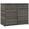 Outsunny Armoire De Rangement Exterieure En Osier Pour Piscine, Gris