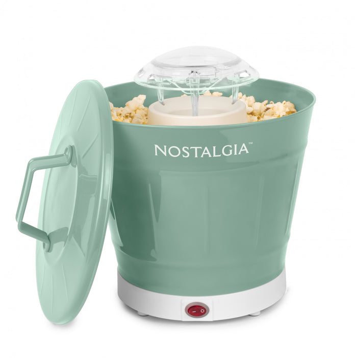 Machine a pop-corn a air chaud et seau Nostalgia