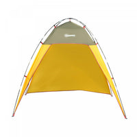 Outsunny 7'x7 'x5.5' Tente De Plage Pliante Exterieure Pliante Pare-soleil Abri De Patio Auvent De C
