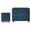 Ensemble de commode 2 pieces Granville Modern en bleu minuit