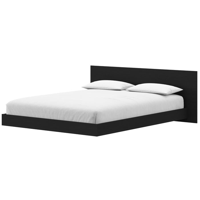 Lit plateforme bas Satori avec tete de lit Queen