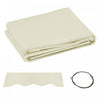 Outsunny Toile De Store Retractable De 10' X 8' Pour L'exterieur Protection Uv Blanc