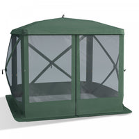 Outsunny Gazebo Maison De L'ecran Camping Tente D'installation Instantanee Pour 3 A 4 Personnes Mate