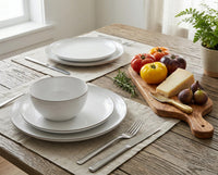 S&CO Home Royale Ensemble de Vaisselle 12 Pieces en Porcelaine, Service pour 4