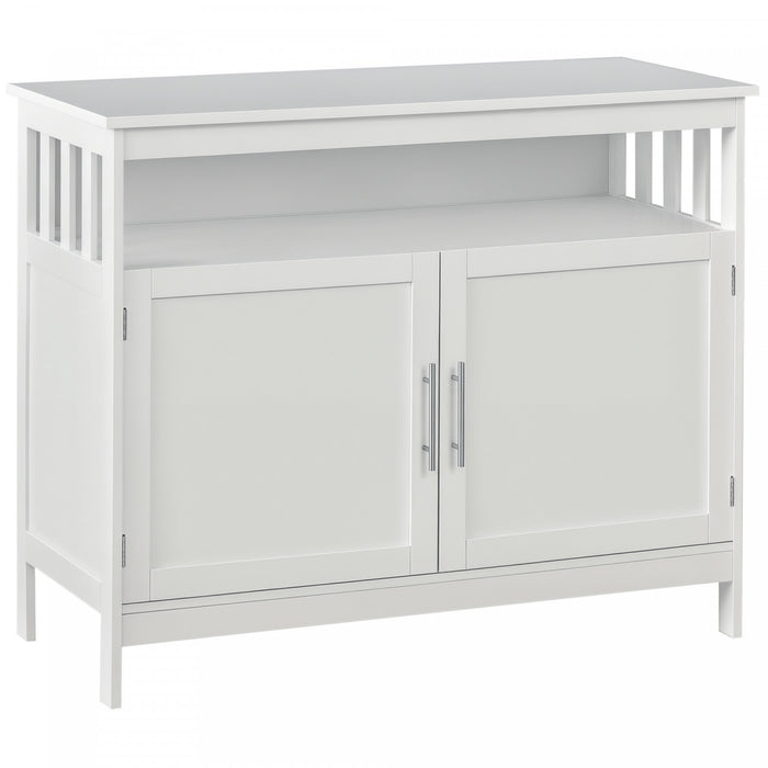 HOMCOM Buffet de Cuisine Armoire Console Bois Rangement