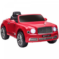 Aosom 12v Bentley Mulsanne Licence Voiture Electrique Avec Controle Parentale, Voiture Alimentee Par
