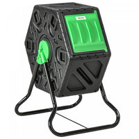 Outsunny Composteur De 17 Gallons, Bac A Compost Avec Pieds En Acier