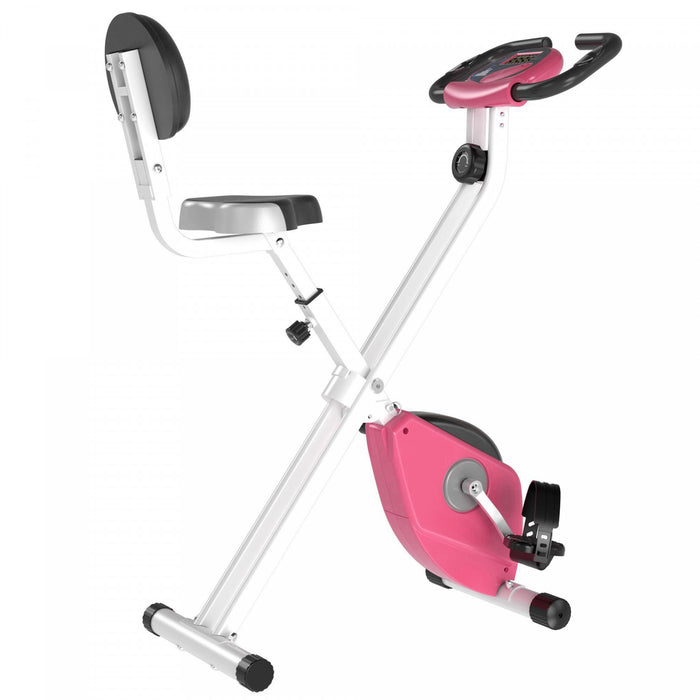Soozier Velo D'exercice Pliable Avec 8 Niveaux De Resistance Magnetique